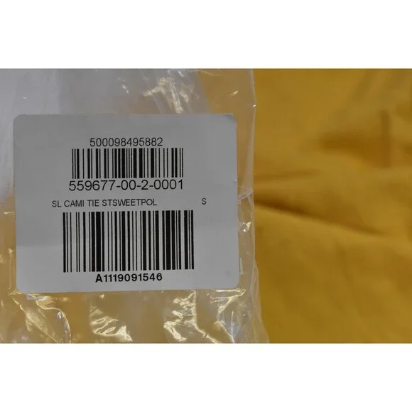 Old Navy Dress Womens Small Linen Blend Sleeveless Cami Tie Straps Summer Casual - Picture 10 of 12